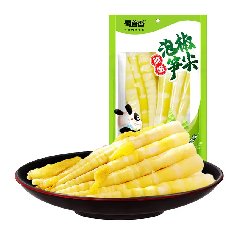 Shu Dao Xiang Pickled Bamboo Shoots with Chili 80g 80 그램