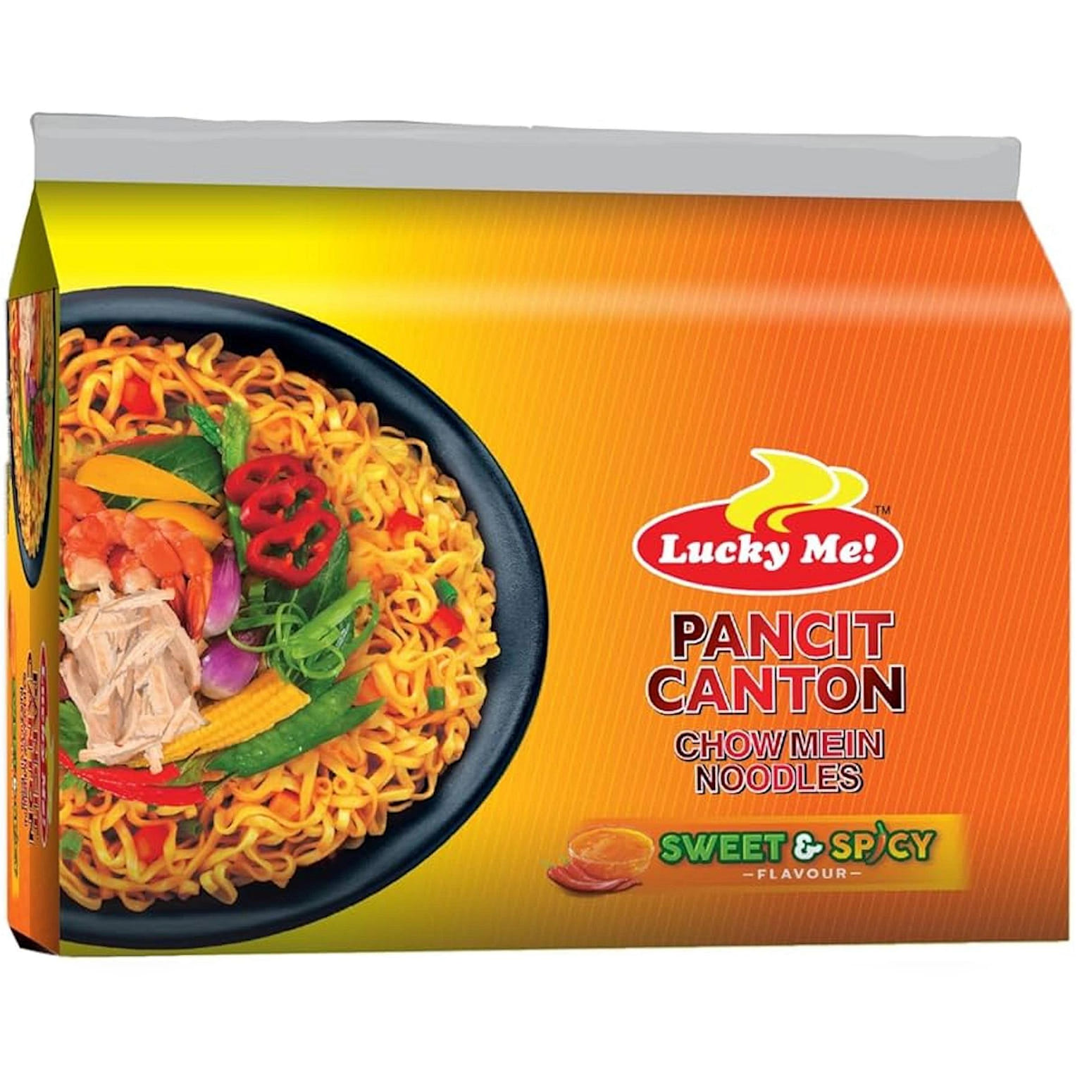 Lucky Me! Instant Pancit Canton Sweet and Spicy pack of 6 1 개