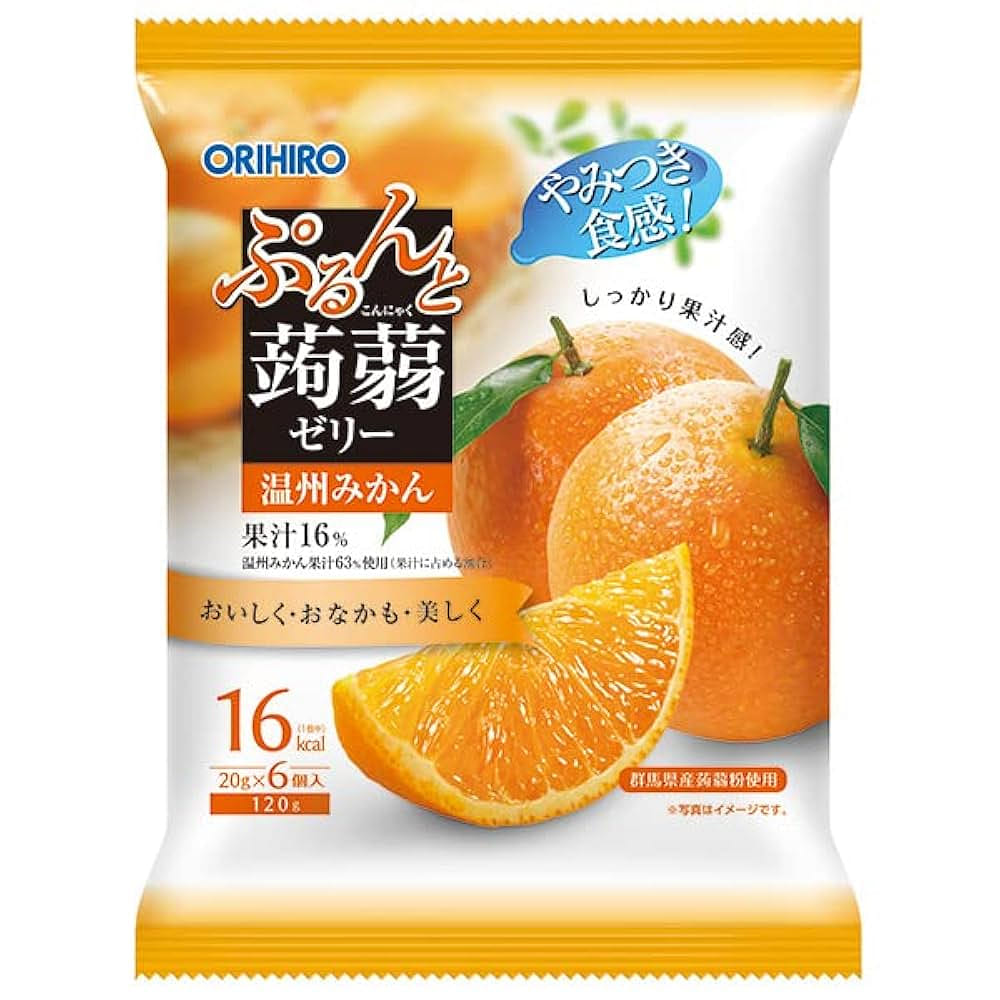 Orihiro Mandarin Orange Konjac Jelly 16 count