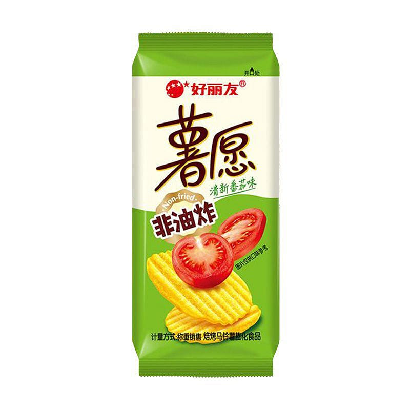 Potato chips, tomato flavor, 4 packs 4 pack