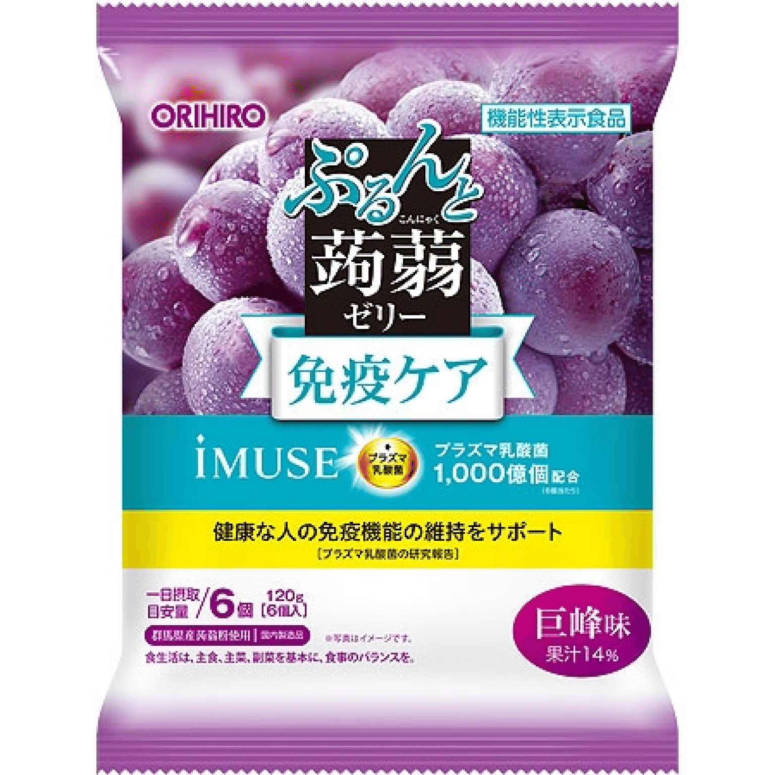 ORIHIRO Konnyaku Jelly120g[20gx6p] 1 count