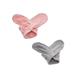 日本COGIT兔耳朵干发头巾#灰色 1 个