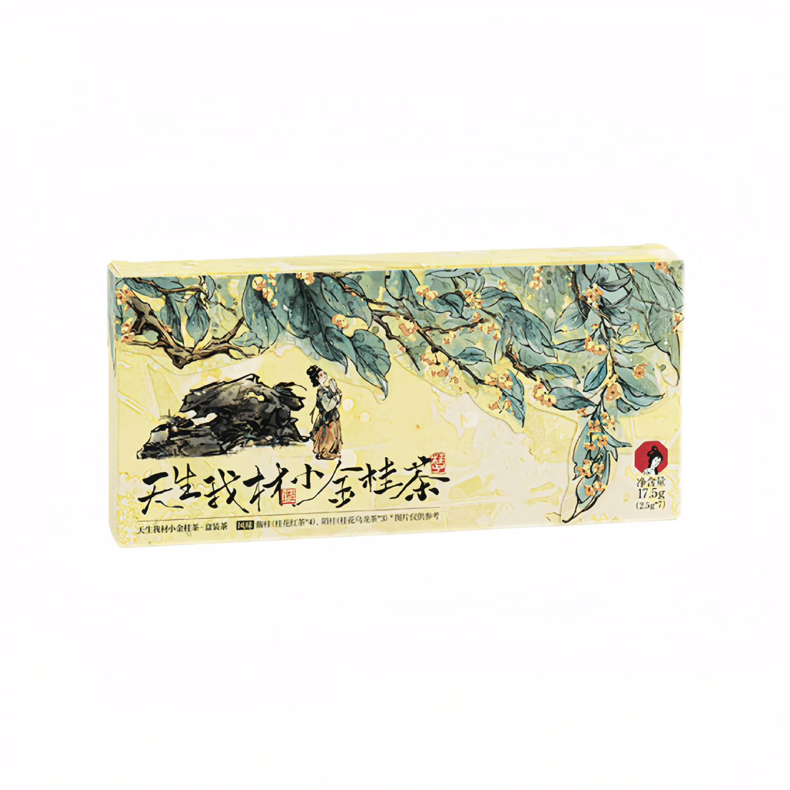 Chayanyuese Osmanthus Oolong Tea, 1 box 17.5g (contains 7 sachets of 2.5g each) 17.5 กรัม