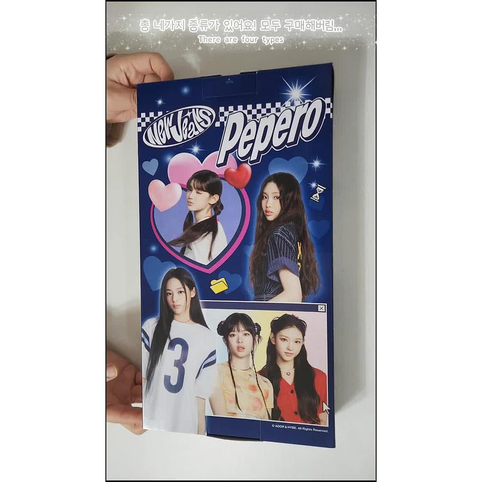 Get [5 Types Set] New Jeans x Pepero - Limited Edition Korean