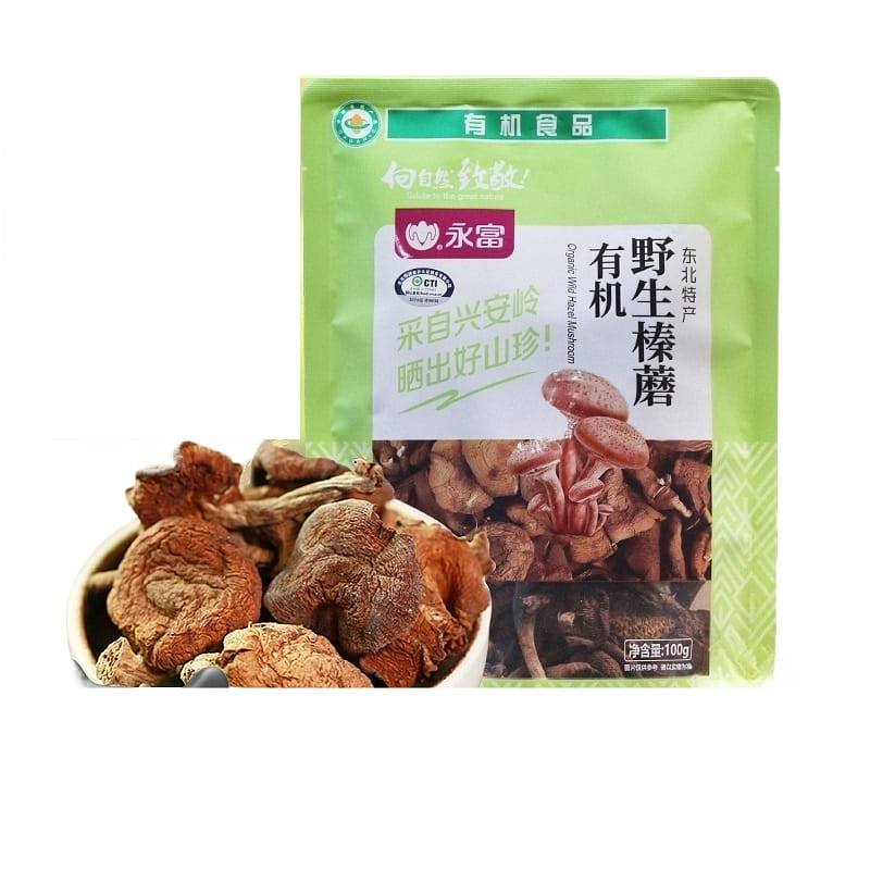 Yongfu Hazelnut Mushroom Northeast 100g * 1 Bag 100 กรัม