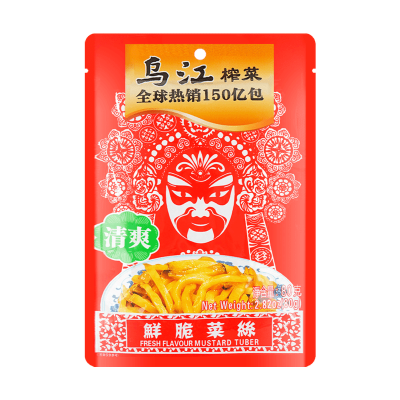 Wujiang Light Fresh Flavor Mustard Tuber 80 그램