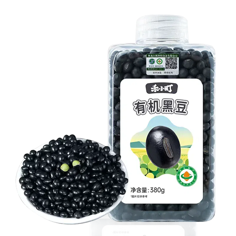 He Xiaomachi Organic Black Beans 380g 380 g