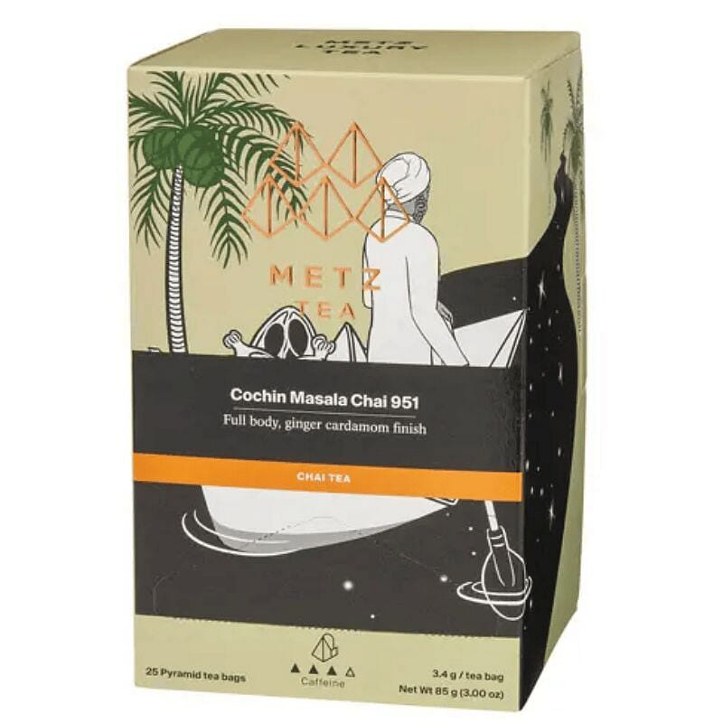 METZ Cochin Masala Chai | Artisan Spiced Black Tea 25 팩