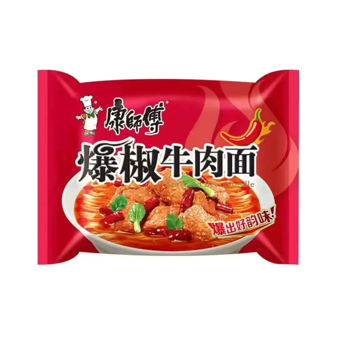 Master Kong instant noodles classic red pepper beef flavor 106*1 bag 106 กรัม
