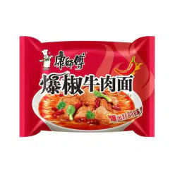Master Kong instant noodles classic red pepper beef flavor 106*1 bag 106 g