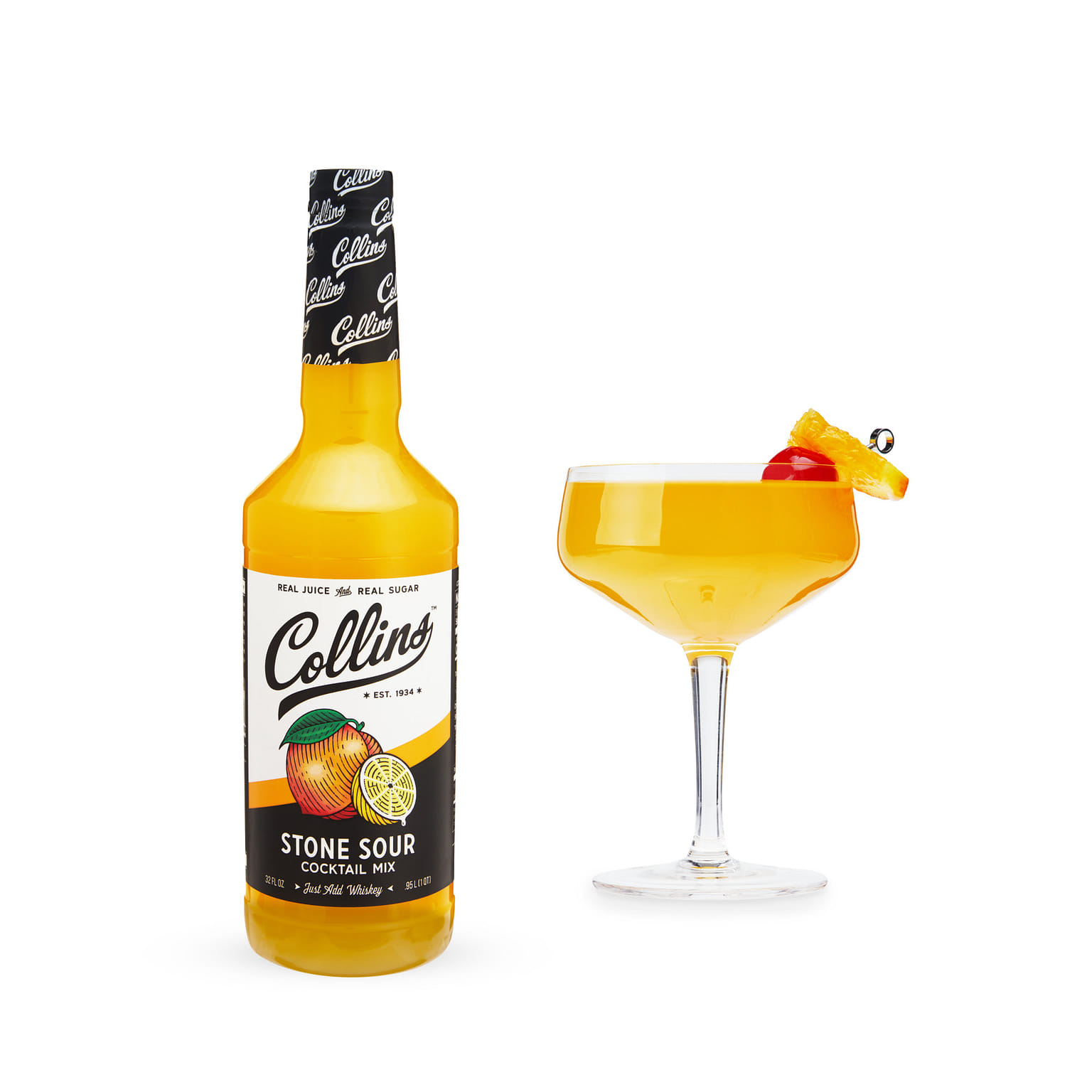 32 oz. Stone Sour Cocktail Mix by Collins 1 each