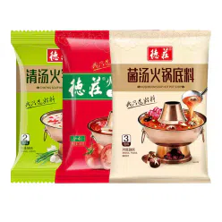 Dezhuang hotpot base Clear+mushroom+tomato soup 540 g