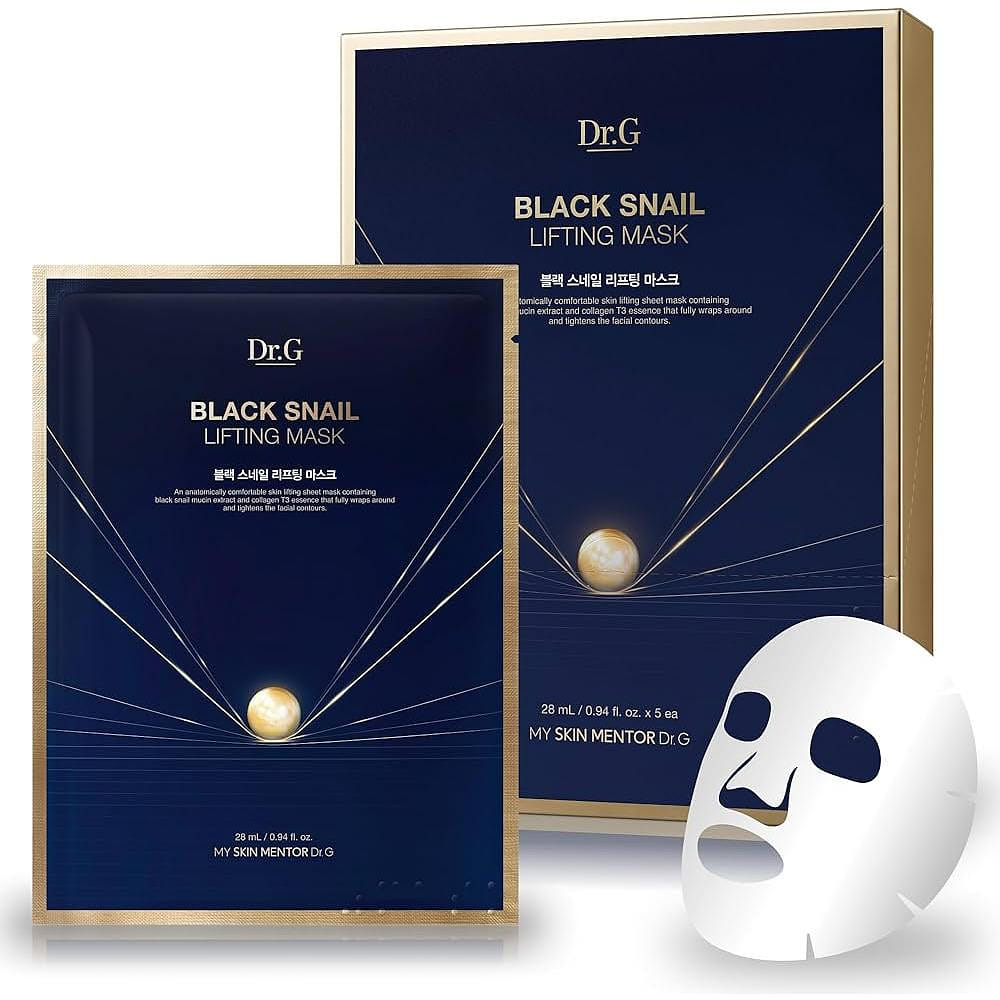 DR.G BLACK SNAIL LIFTING MASK 28ML*10PCS 1 개