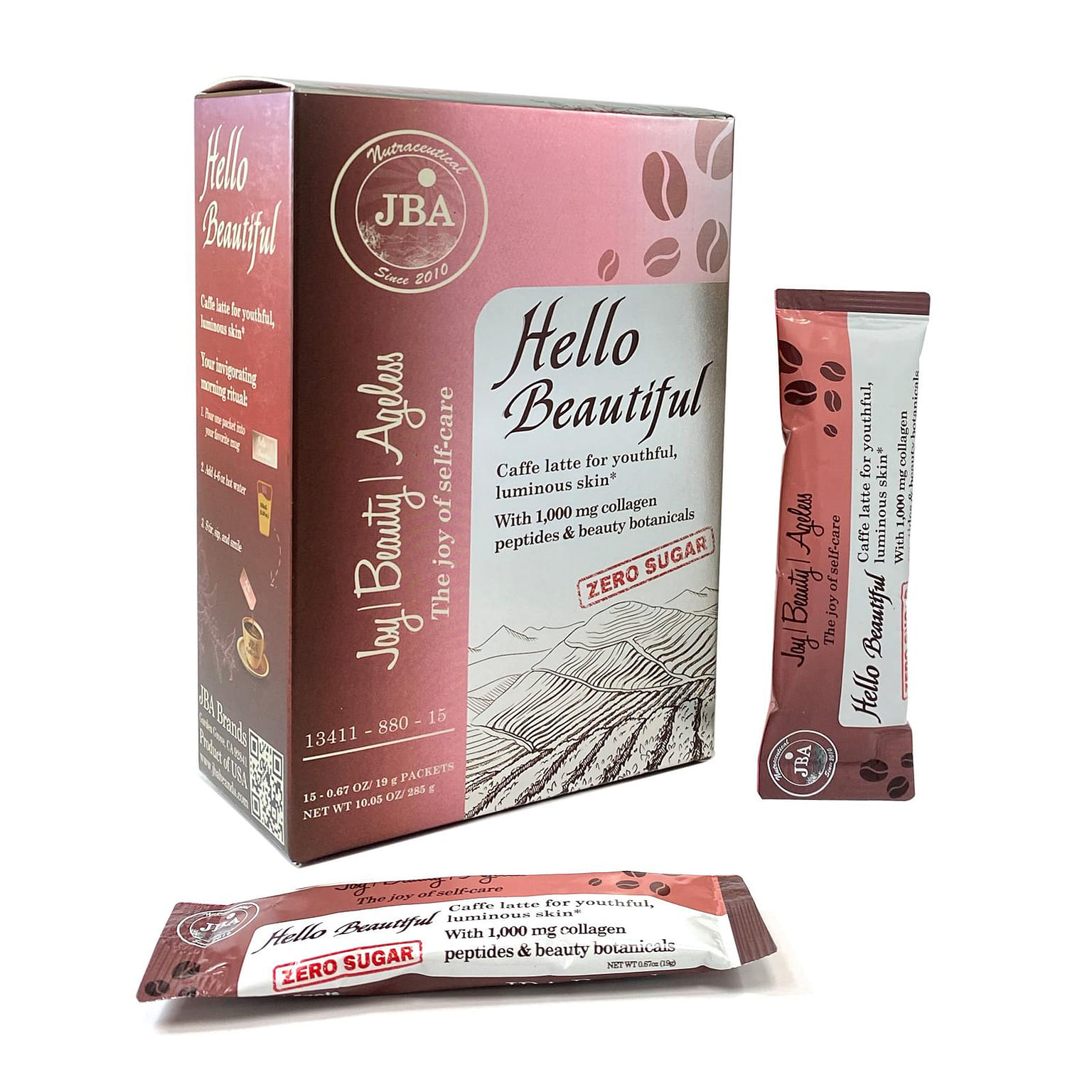 JBA Hello Beautiful Caffe Latte Zero Sugar 15 개