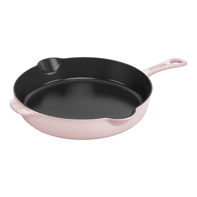 STAUB Cast Iron 8.5-inch Deep Skillet Pink Peony 1 개