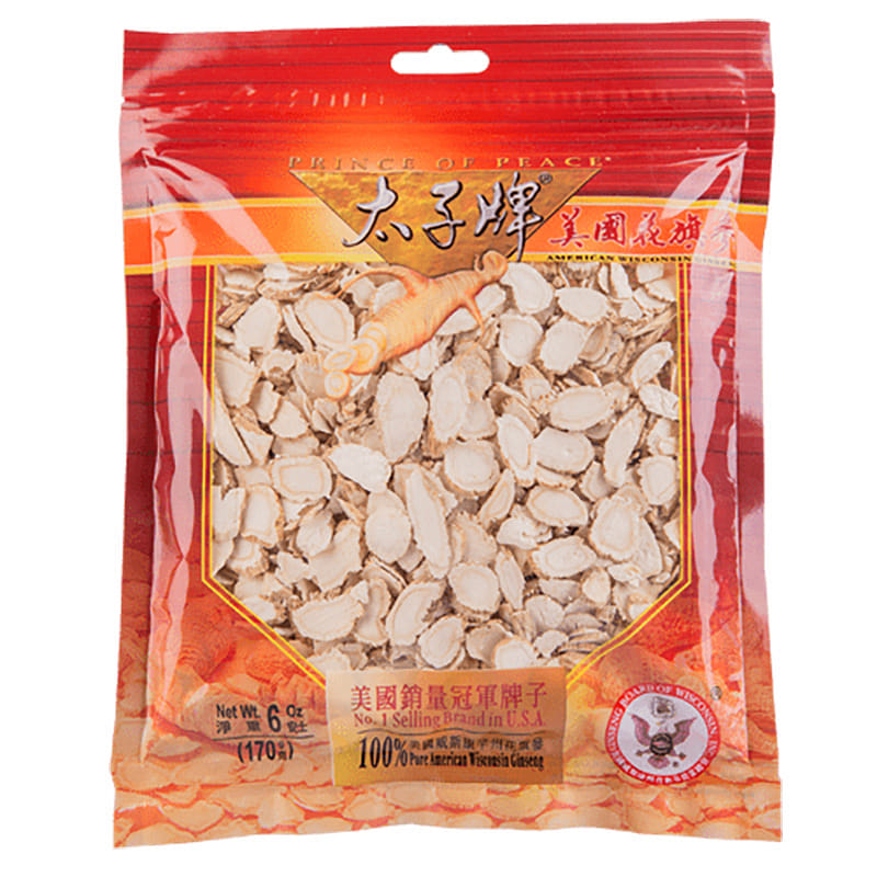 Prince of Peace Wisconsin American Ginseng Slices 6 ออนซ์