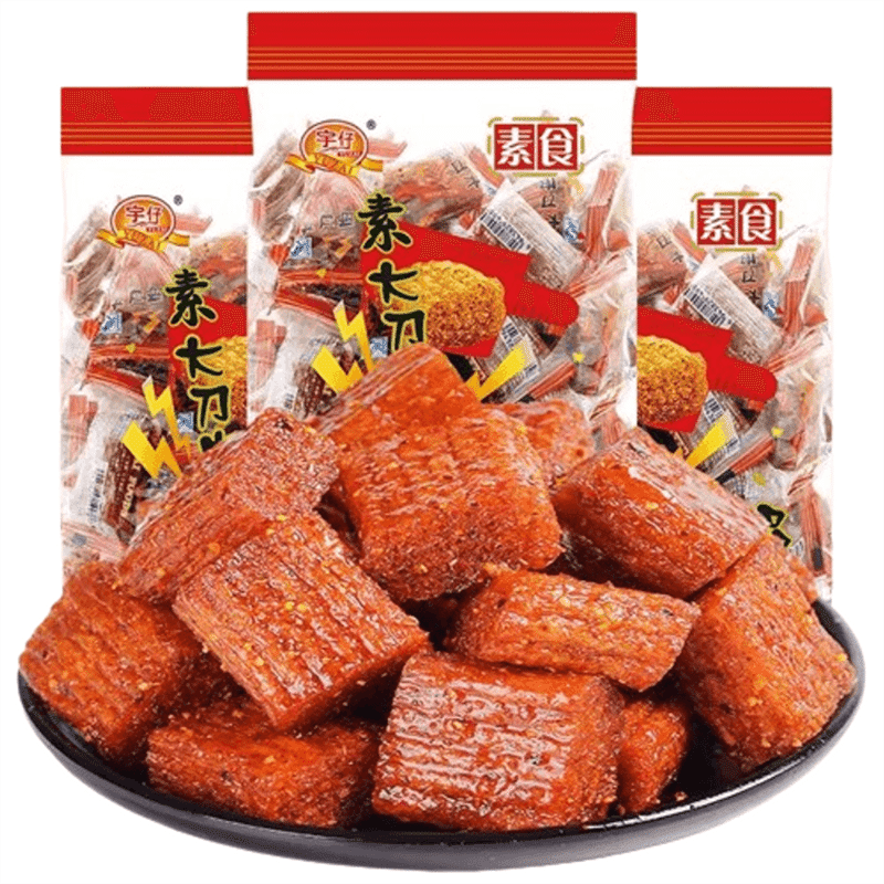 Yu Chai Veggie Dagger Pork Spicy Vegetarian Chili Sticks 200g/bag 200 그램