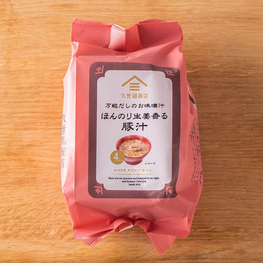 Kuze Fuku Freeze Dried Pork Miso Soup Ginger 65.2g 1 ส่วน