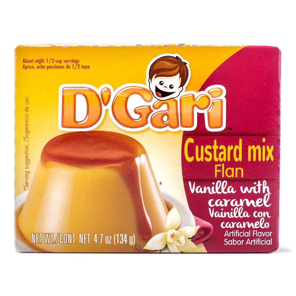 Mezcla para Flan de Caramelo de Vainilla D'Gari 5 onza(s)