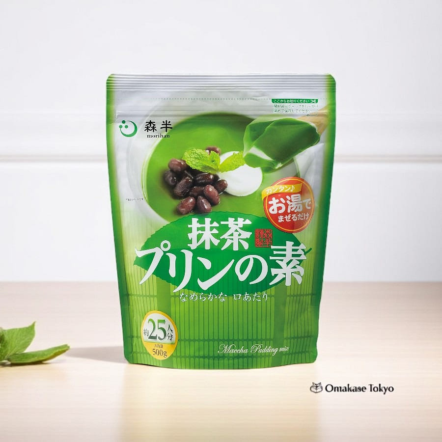 Mori Han Commercial Uji Matcha Pudding 500 그램