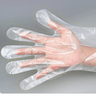 Disposable gloves food-grade special plastic film household catering commercial 1 개입