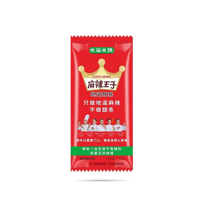 麻辣王子·微麻微辣 辣条 18g 1 包