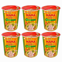 Mama Pork Flavor Instant Noodles 2.47oz 6 packs 1 each