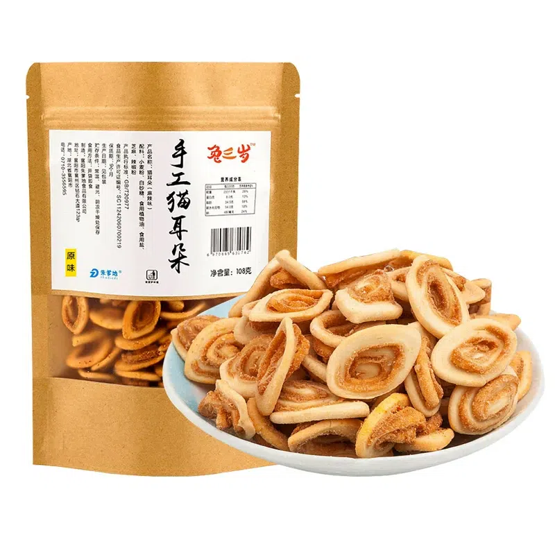Zhudiedi Cat's Ear (Original Flavor) pastry 1pc 108 g