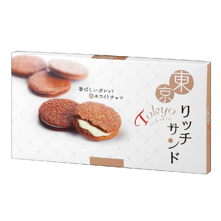 TOKYO RICH SAND White Chocolate Almond Cookie 12pc 1 케이스