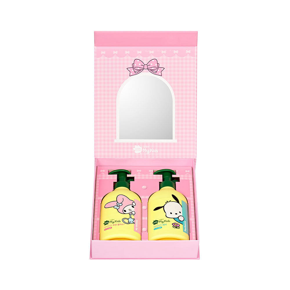 GREEN FINGER My Kids Lotion Plus 320ml + Wash 320ml (Sanrio Edition) 1 each