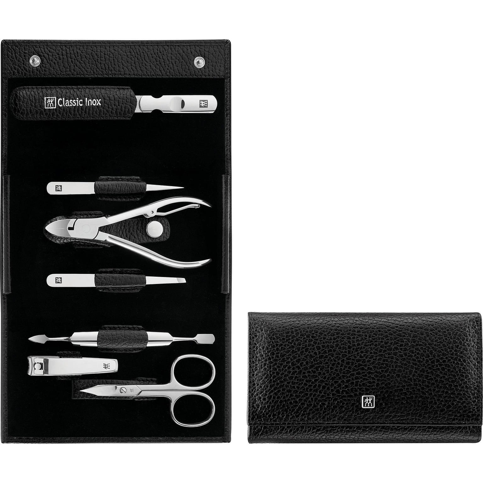 ZWILLING Beauty Classic Inox 8-pc Manicure set with Leather Case 8-pc / Black 1 個