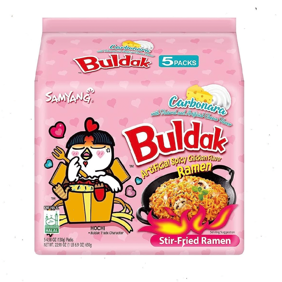 [Samyang] Buldak Carbonara Hot Chicken - pack of 5 1 each