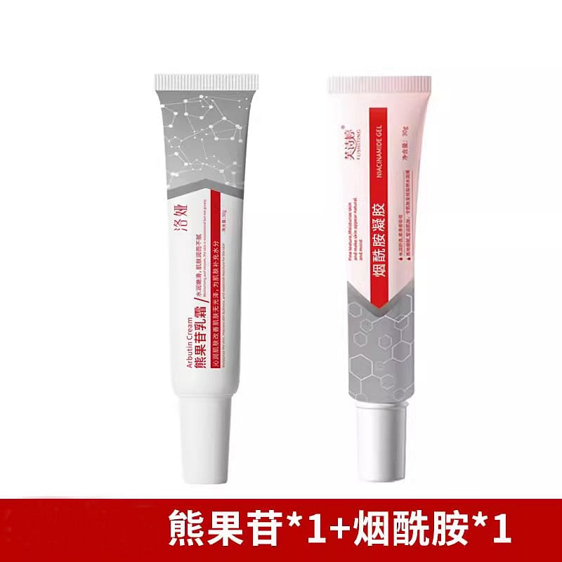 Niacinamide Gel 30g & Arbutin 30g Soft Cream Repair & Lighten Spots 2pcs 60 그램