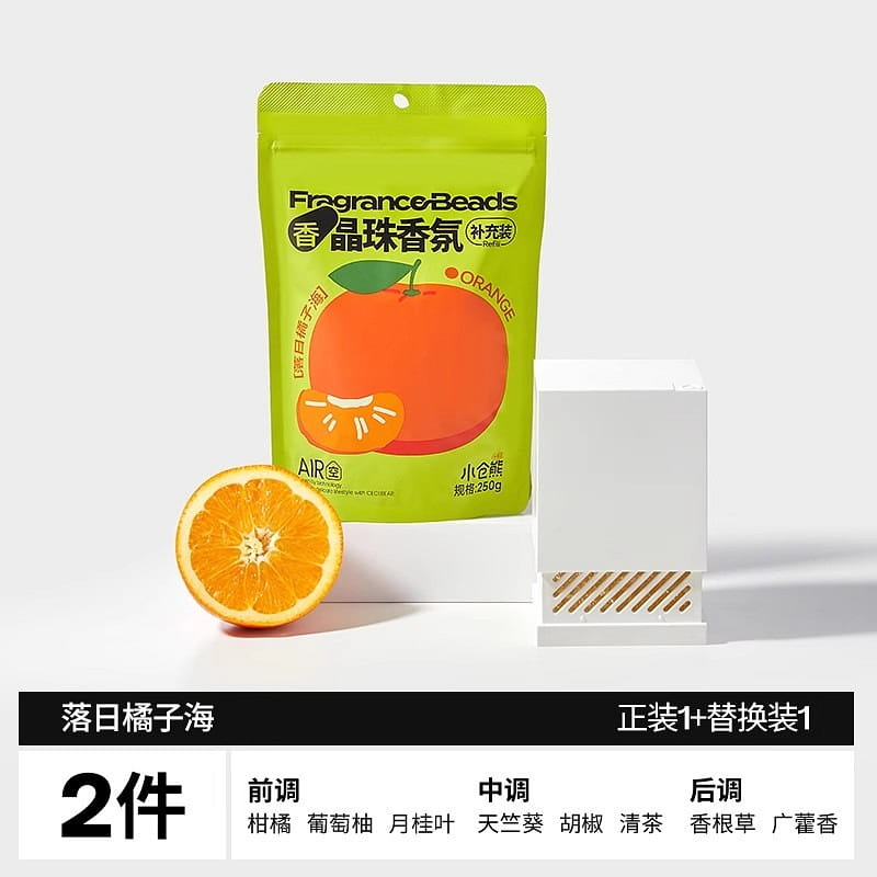 Toilet deodorizer with citrus scent 1 each