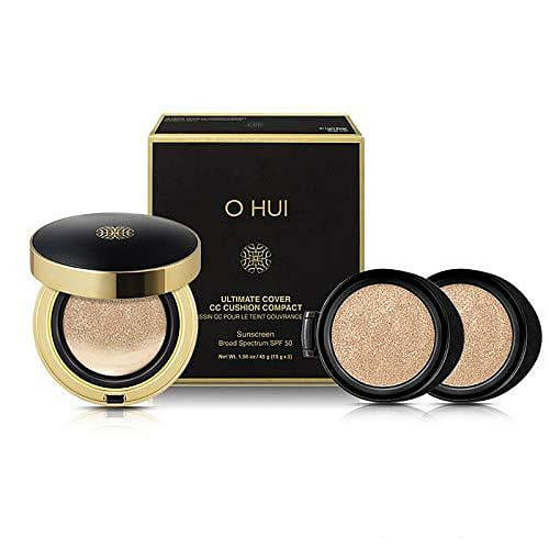O HUI Ultimate Cover CC Cushion Compact SPF 50 - 01 Light Beige (Beige Clair) 45 그램