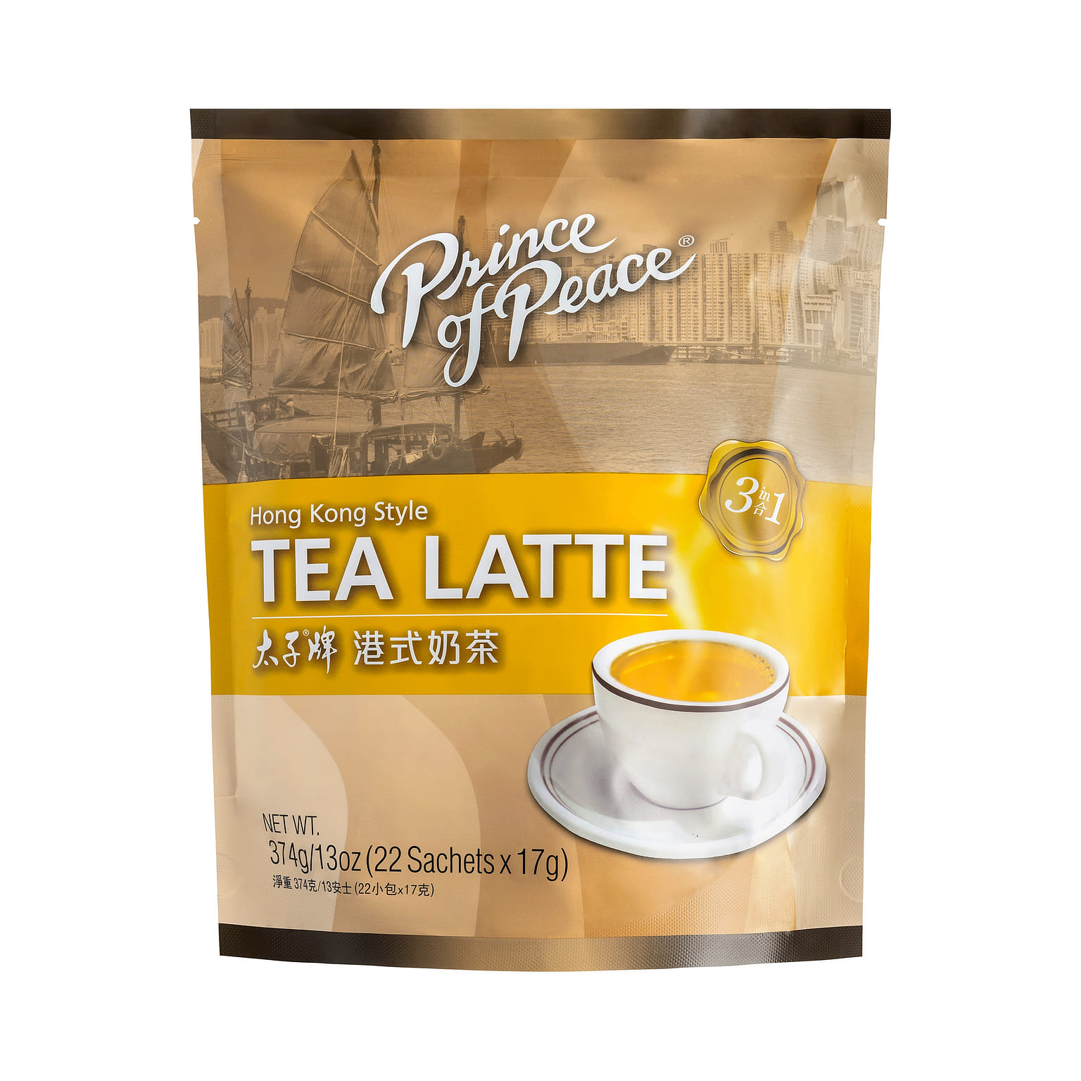 Prince of Peace 3-in-1 Hong Kong Style Tea Latte, 22 sachets 1 개