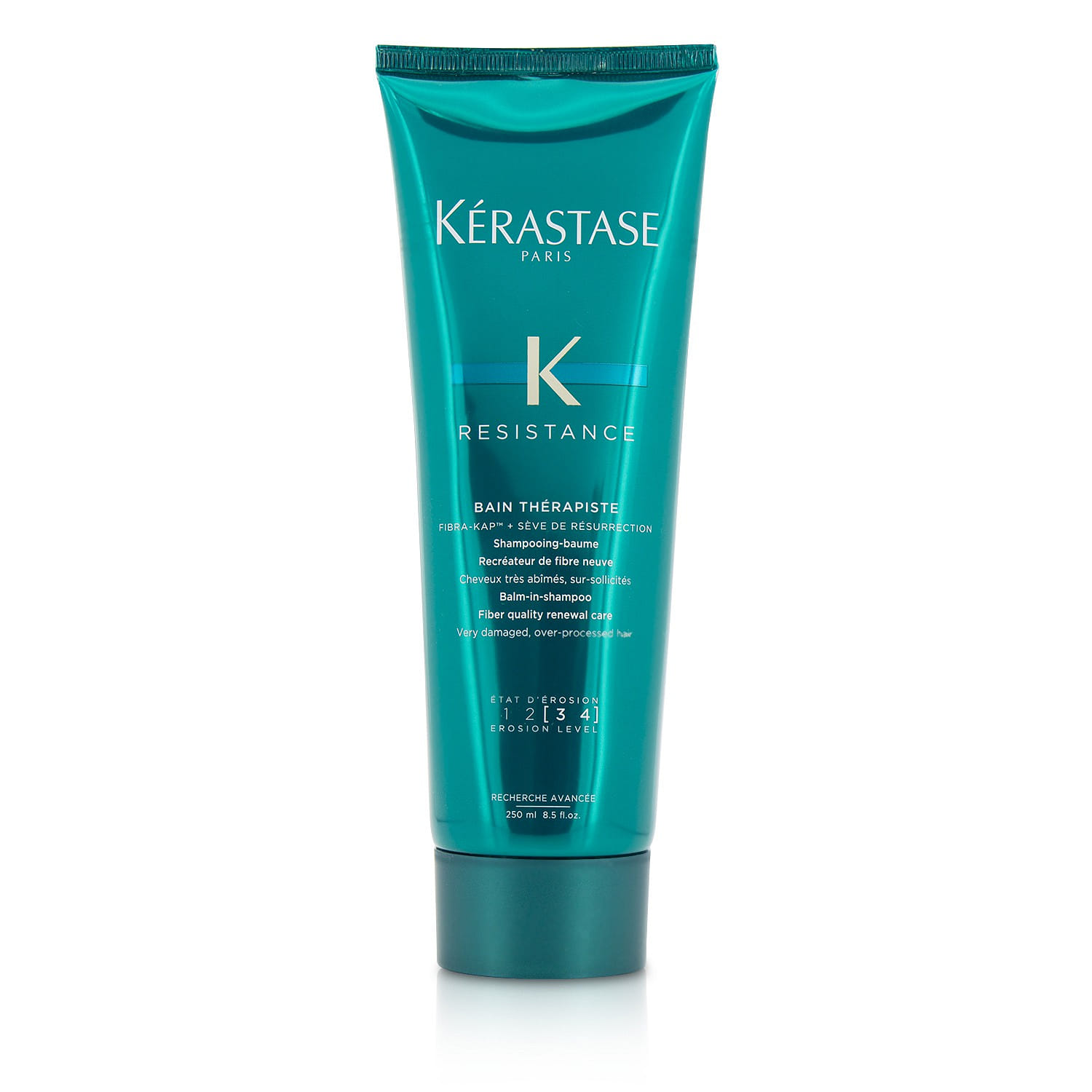 Kerastase Resistance Bain Therapiste Balm-In-Shampoo Fiber Quality Renewal Care (For Very Damaged, Over-Processed Hair) 250ml/8.5oz 250 มิลลิลิตร