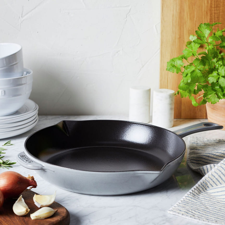 Get STAUB Cast Iron 10-inch Fry Pan 10-inch / Graphite Grey Delivered ...