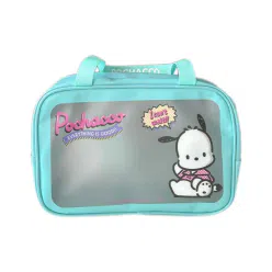 Sanrio Scrub Makeup Bag Waterproof Portable Large-POCHACCO 1 each