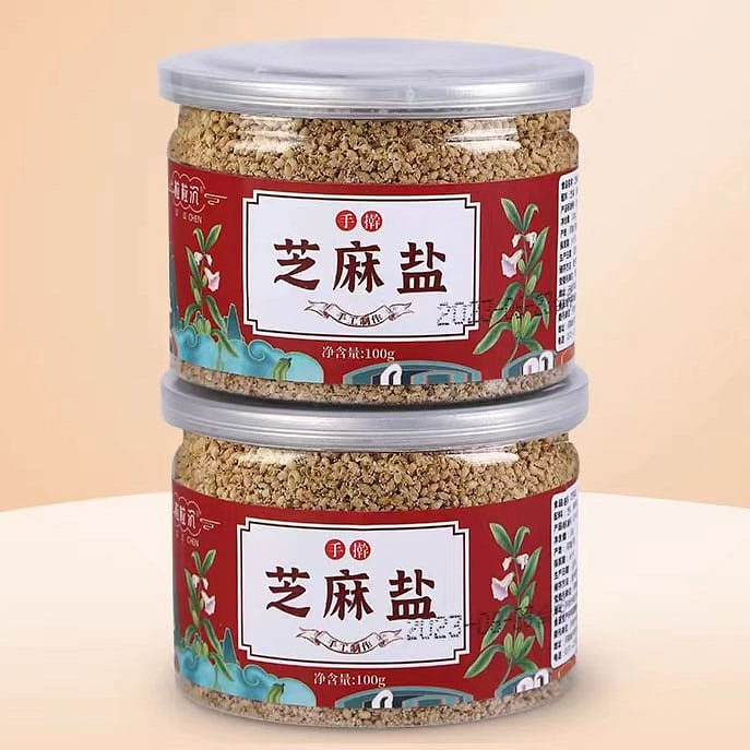 Li Li Chen Hand roll sesame salt 100g*1 can 100 그램
