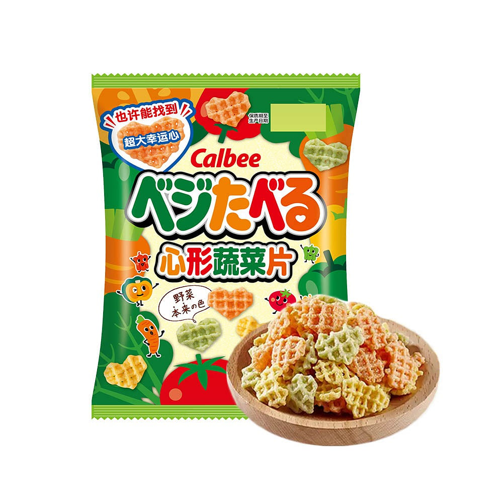 Heart-Shaped Vegetable Chips 55 g