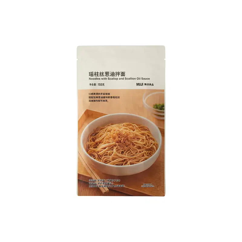 MUJI Dried Scallop and Spring Onion Mixed Noodle 155 그램