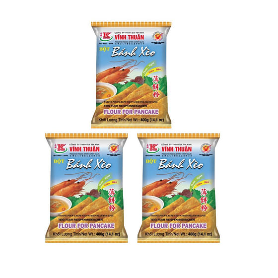 weee_dried_[Vinh Thuan] Banh Xeo Flour 400g x3 Packs 3 count