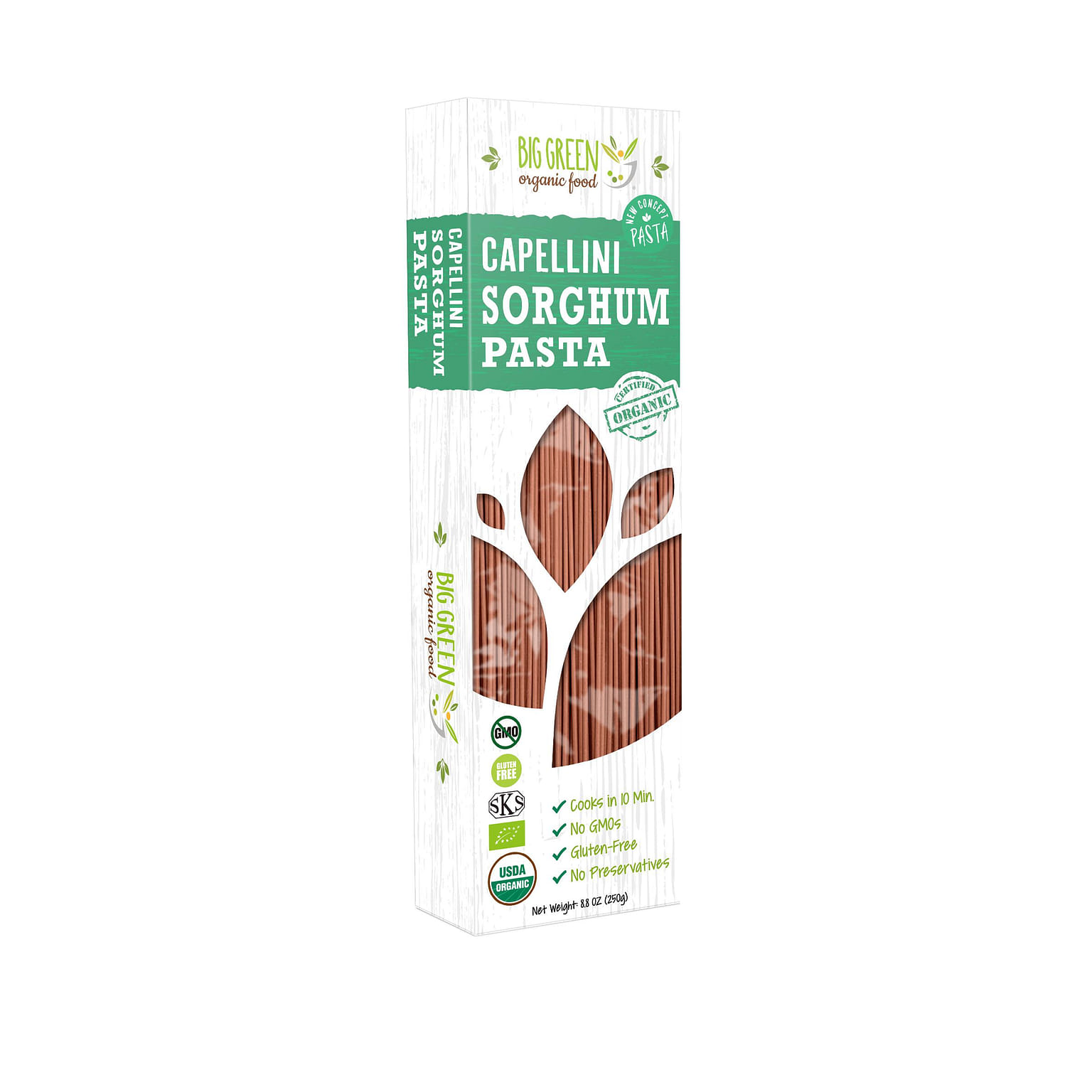 New Concept Organic Sorghum Capellini 8.8 온스