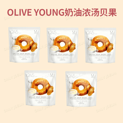 Oliveyoung 低卡奶油味贝果片55g*5包 1 份