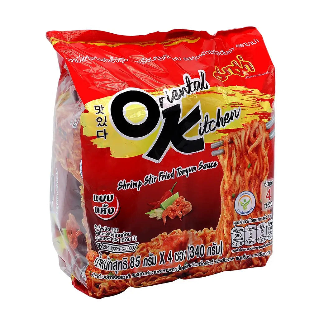 Mama Shrimp Tomyum Stir Fried Noodles 3oz x 4pcs 1 개