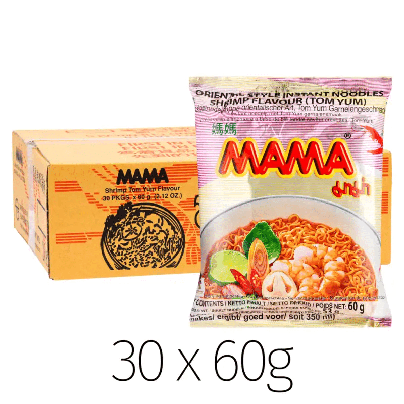 Mama 새우 톰얌 누들 30개 팩 60 g