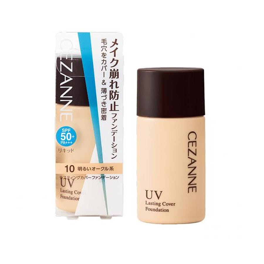 CEZANNE Lasting Cover Foundation 10 Bright Ochre 27 그램