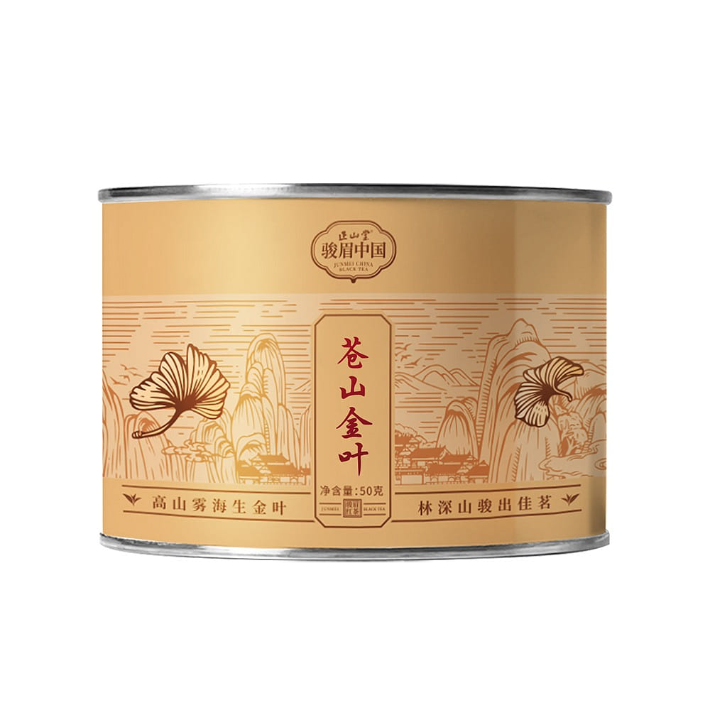 Zheng Shan Tang Junmei China Golden Leaf Tinplate Can Black Tea 50 กรัม