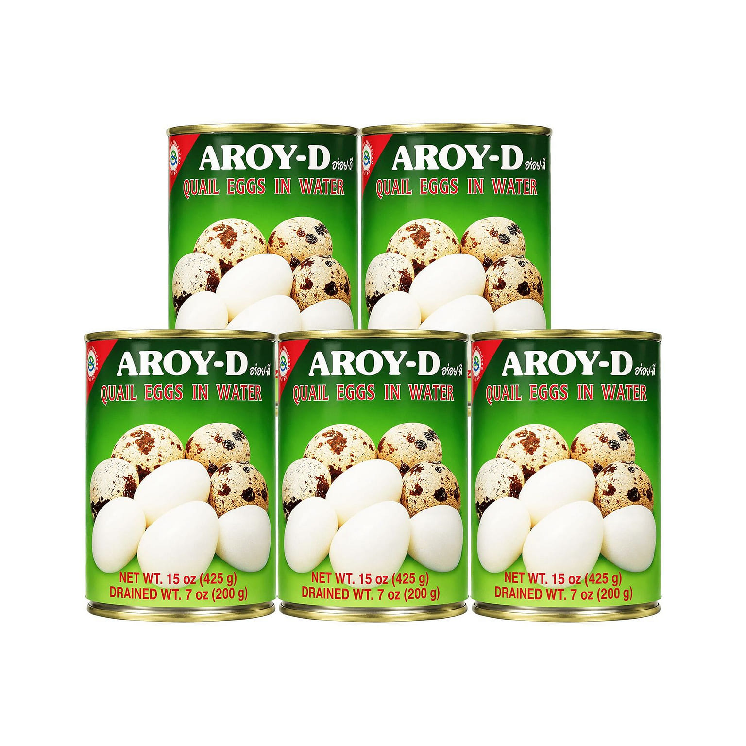 Aroy-D 물에 담근 메추리알 통조림15 oz 5 캔